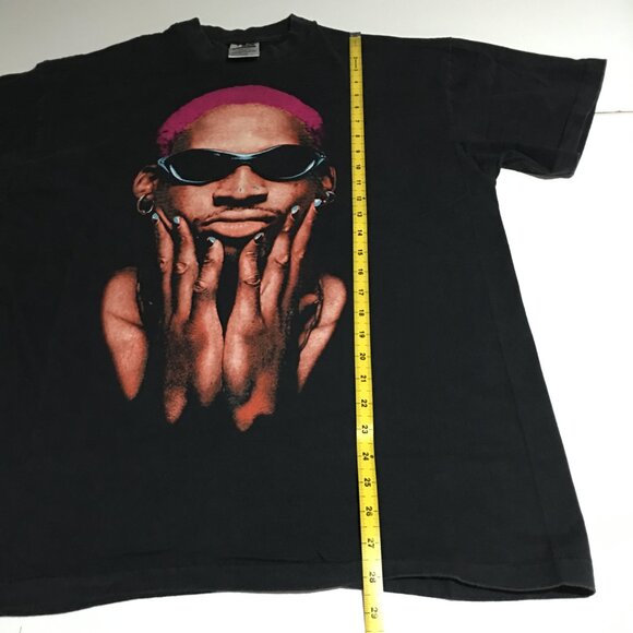 Dennis Rodman Not of this World Black Faded T-Shirt Large (Tag XL) - Picture 6 of 6